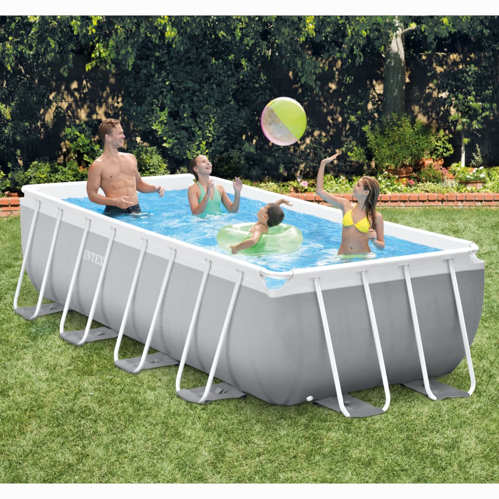 Intex 26784 Piscine Rectangulaire Prism Frame 300x175x80 cm