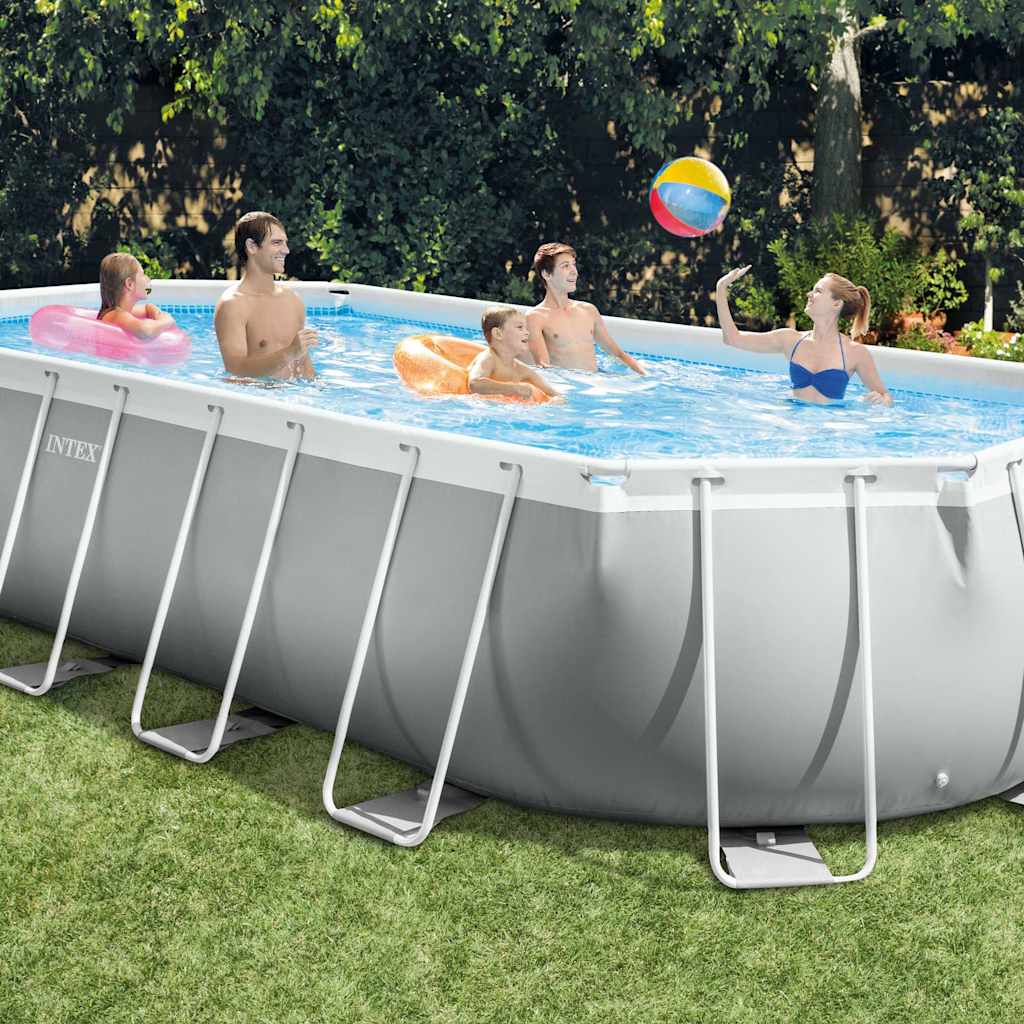 Intex Prism Frame Swimmingpool-Set Oval 610x 305x 122 cm 26798Gn