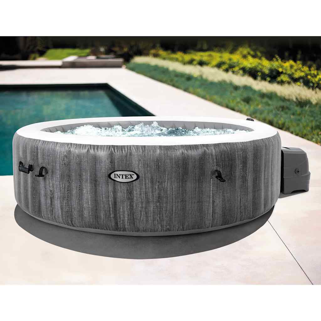 INTEX PureSpa Greywood DELUXE 216 cm afbeelding