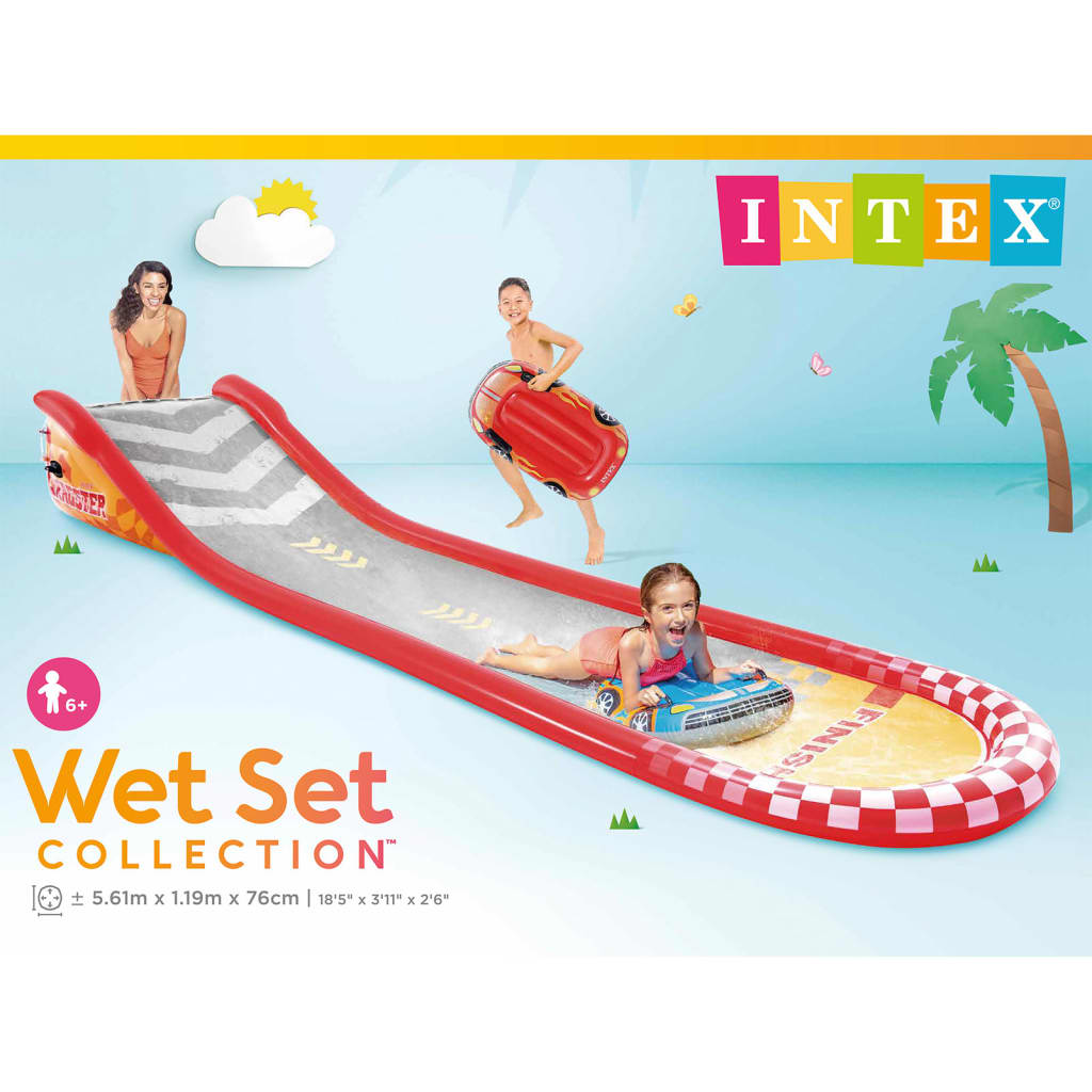 Intex Racing Fun csúszda 561 x 119 x 76 cm 