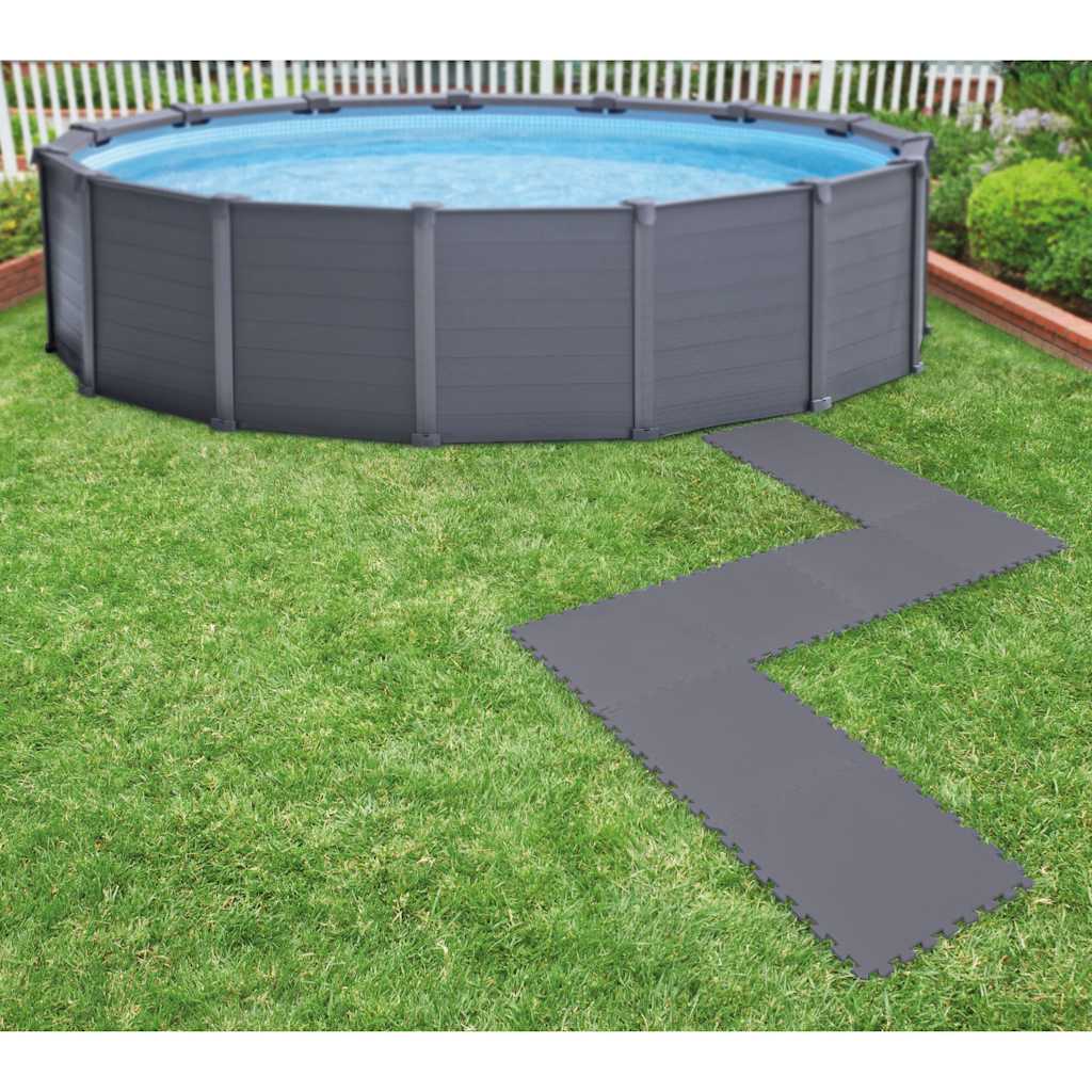 INTEX Vloerbeschermers 8 st in elkaar grijpend 50x50x0,5 cm 1,9 m² afbeelding