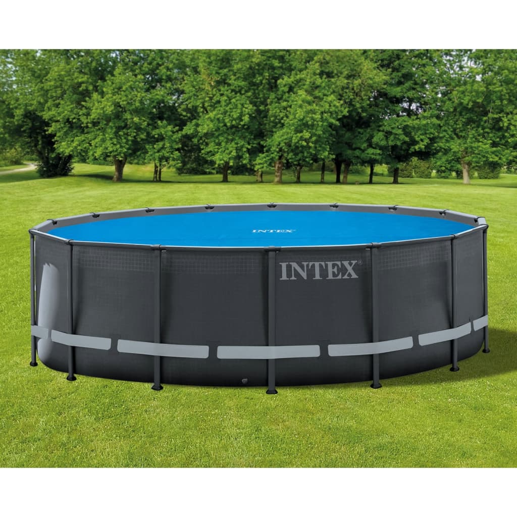 Intex Prelată solară piscină, albastru, 488 cm, polietilenă Intex