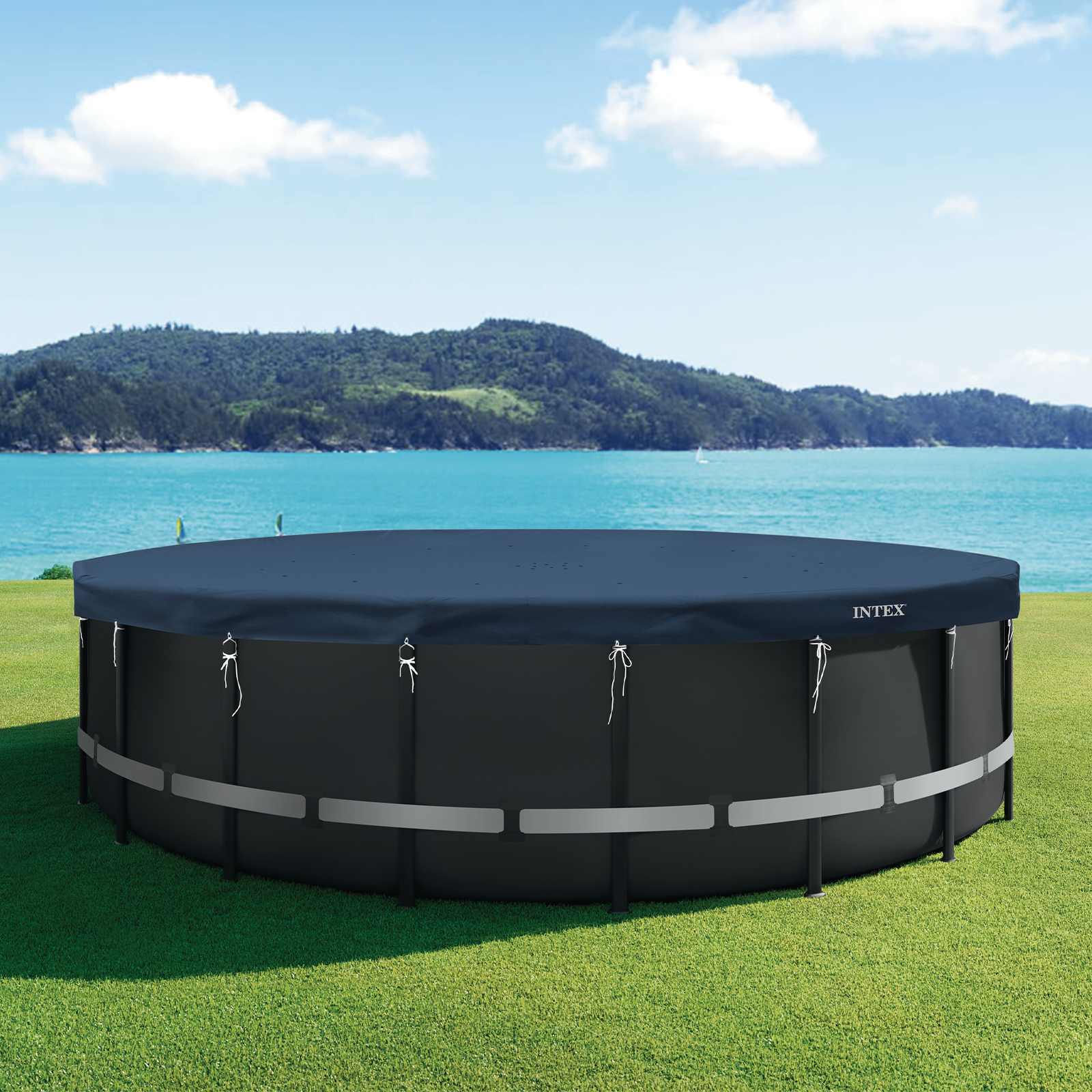INTEX Husă pentru piscină INTEX Ø610 x 20 cm Rotund PVC