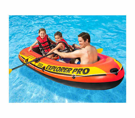 Intex Canot gonflable Explorer Pro 300 avec rames et pompe 58358NP