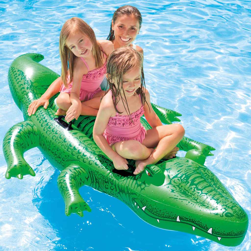 INTEX Opblaaskrokodil 203x114 cm afbeelding