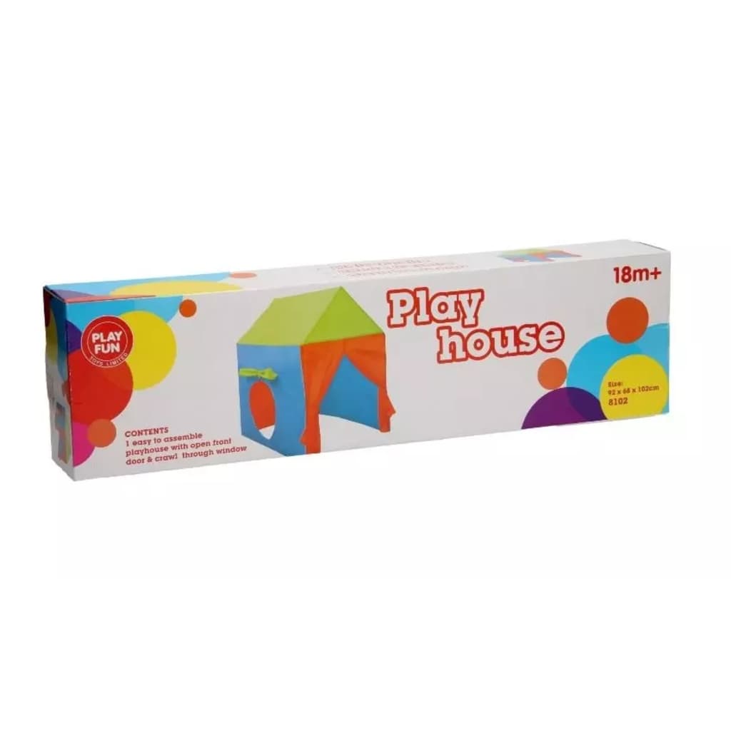 Playfun speeltent 102 x 96 x 68 cm multicolor