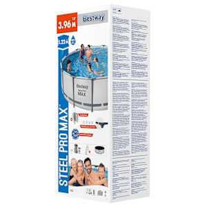 Bestway Bazénový set Steel Pro MAX kruhový 396 x 122 cm - obrázek 10