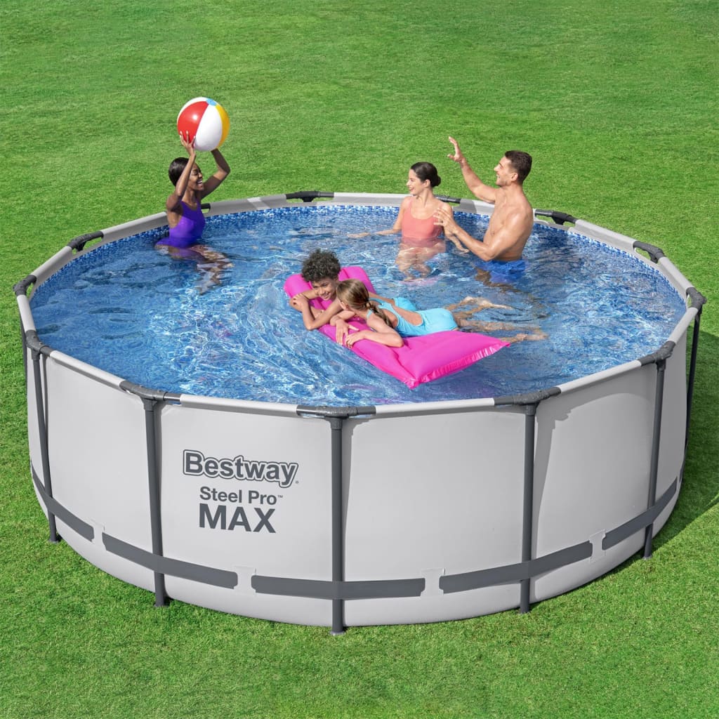 cm Pool Steel Rund Pro Set 396x122 Bestway MAX - Weddig