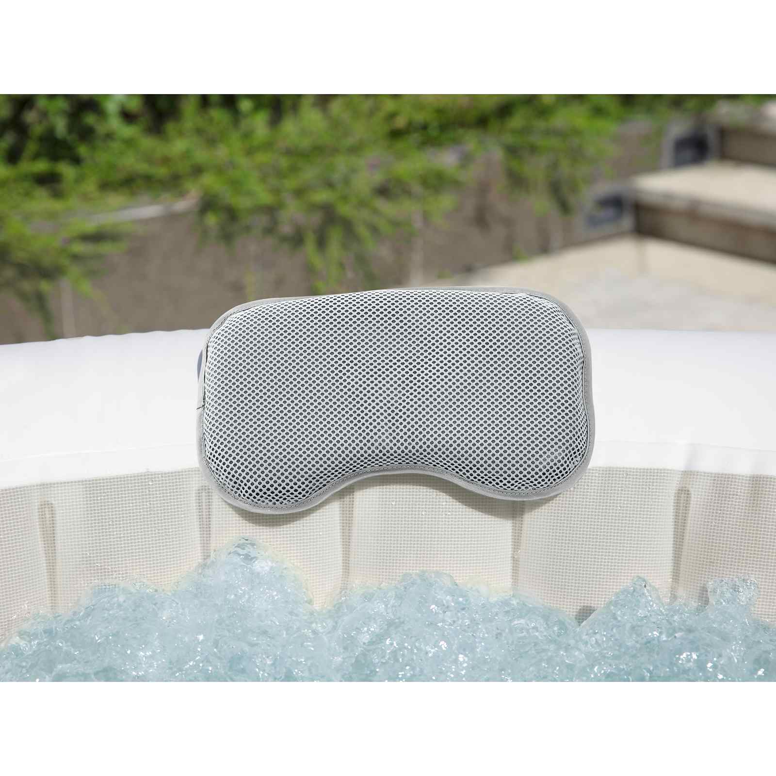 Bestway Spa badkussen 2 st Staal en PVC Grijs image 1