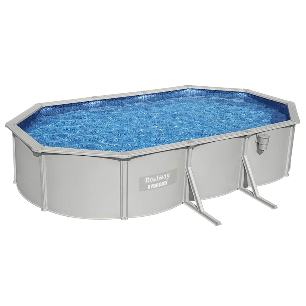 Bestway Framezwembad Hydrium bovengronds ovaal 610x360x120 cm afbeelding