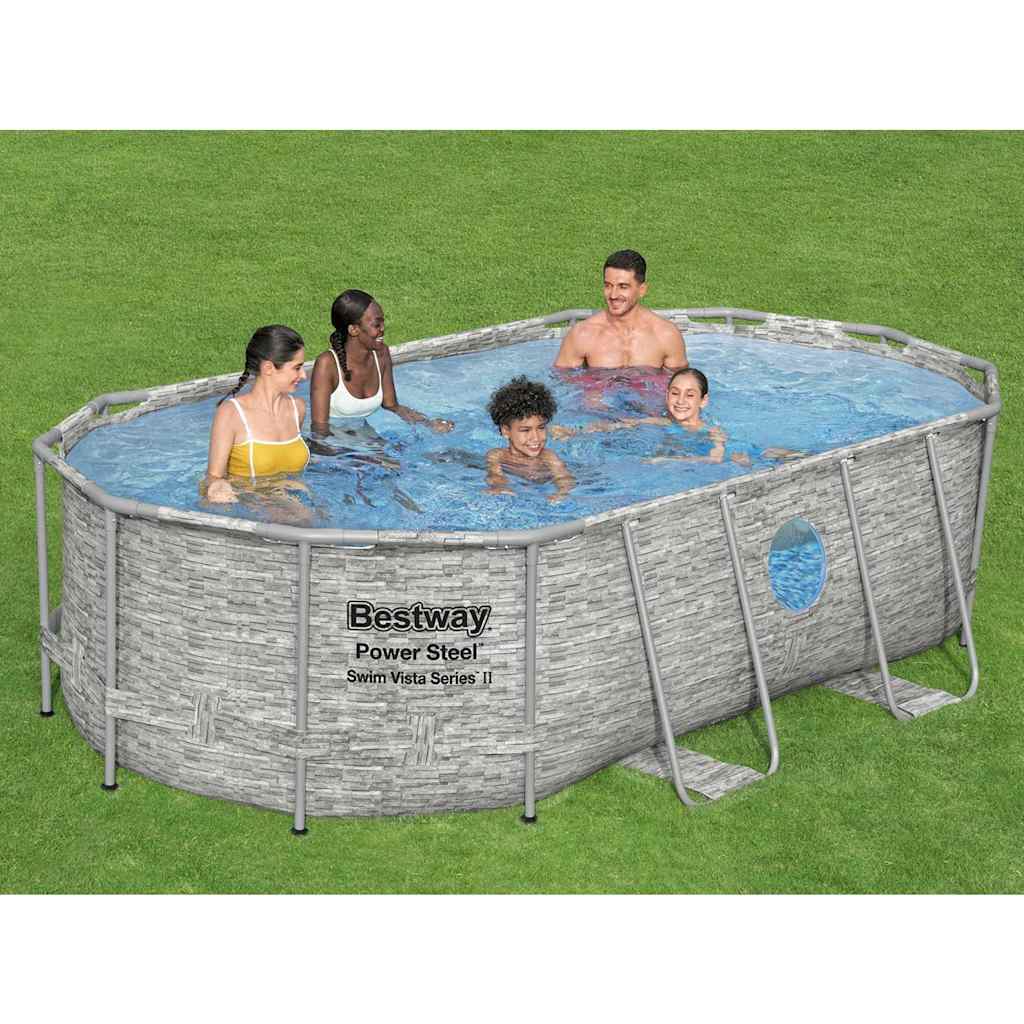 Bestway Power Steel Swimmingpool-Set 427x 250x 100 cm