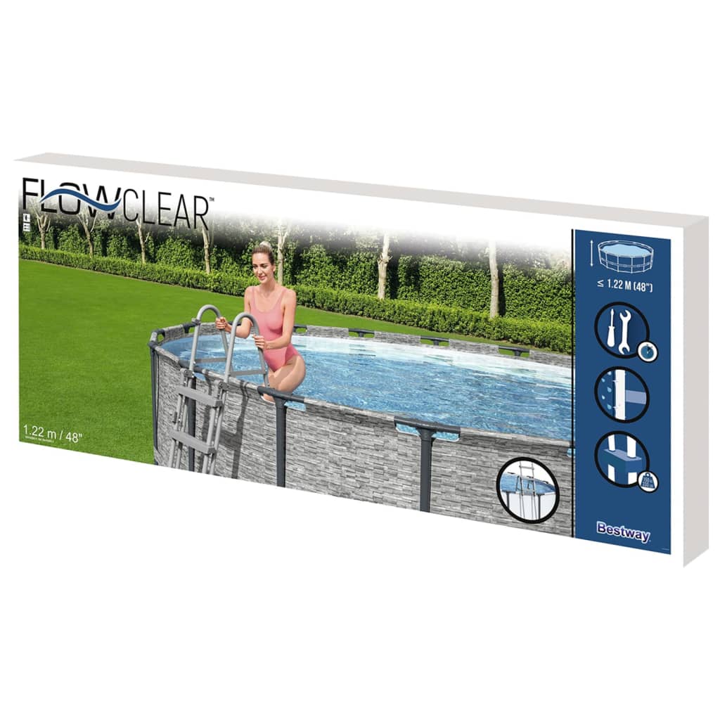 Bestway Flowclear 4-fokos biztonsági létra 122 cm 