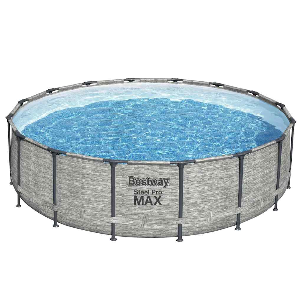 Bestway Zwembad Power Steel rond 488x122 cm afbeelding
