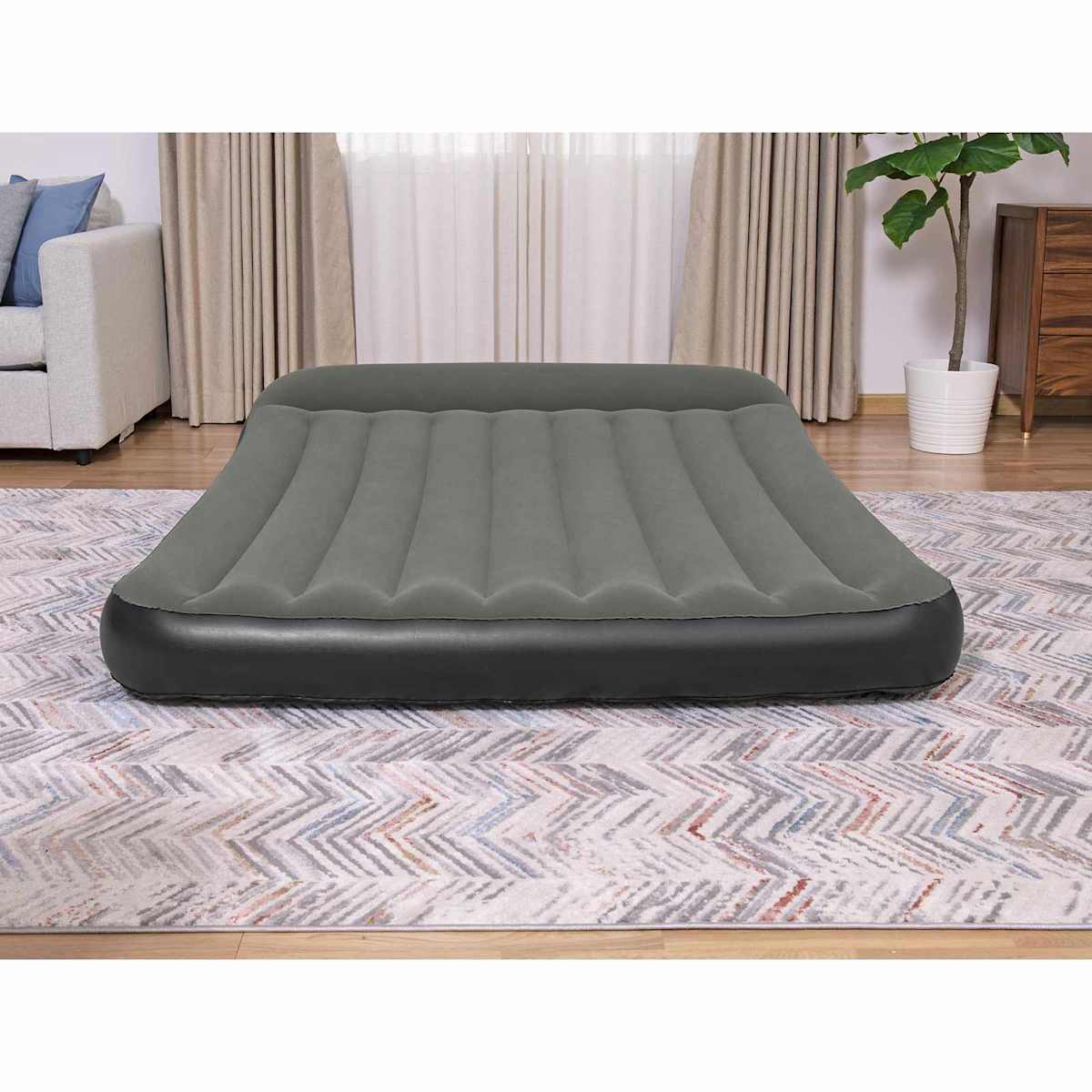 Bestway Luftmadras 2 personer 203 x 152 x 22 cm Sort