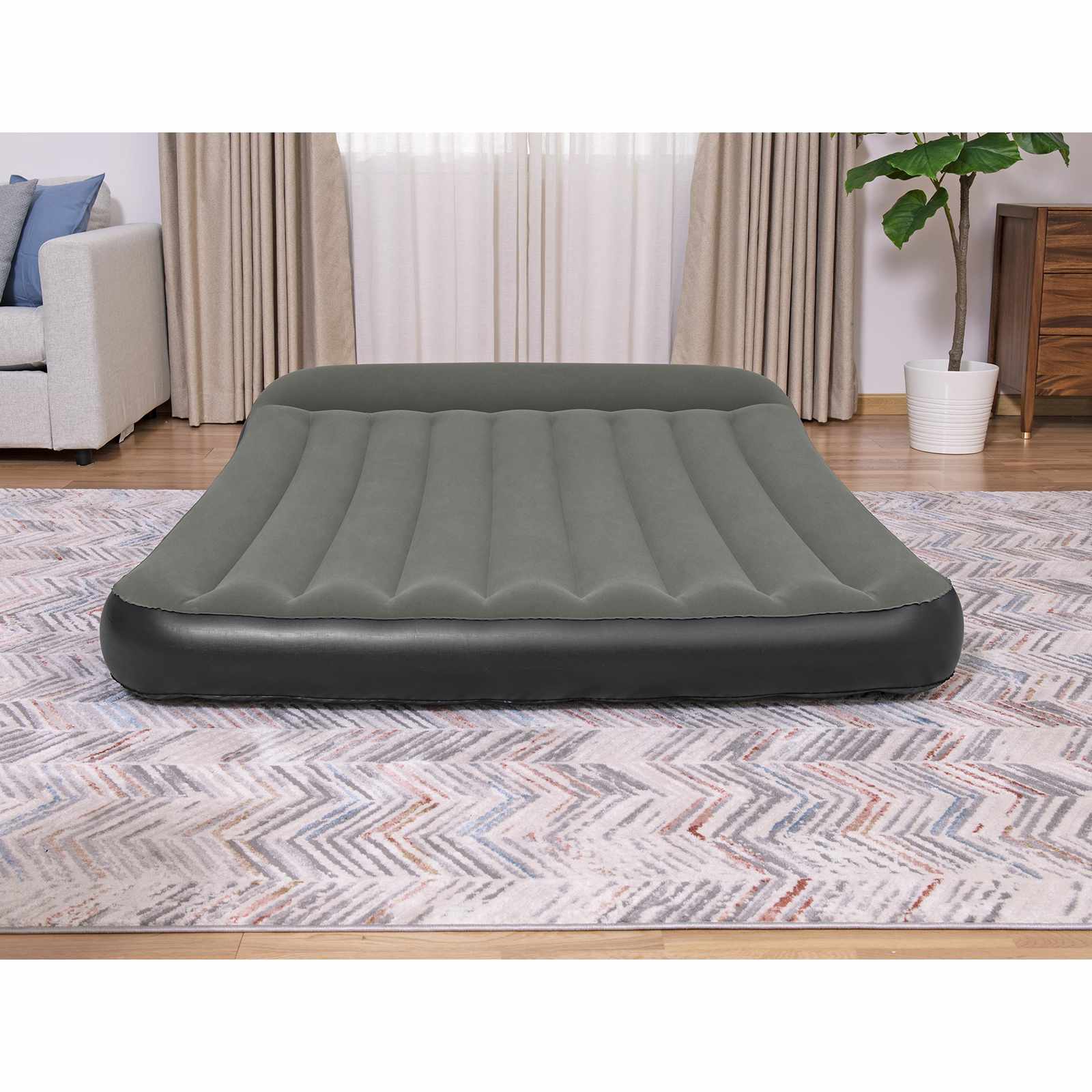 Bestway Въздушен матрак 2 души 203 x 152 x 22 cm Черно
