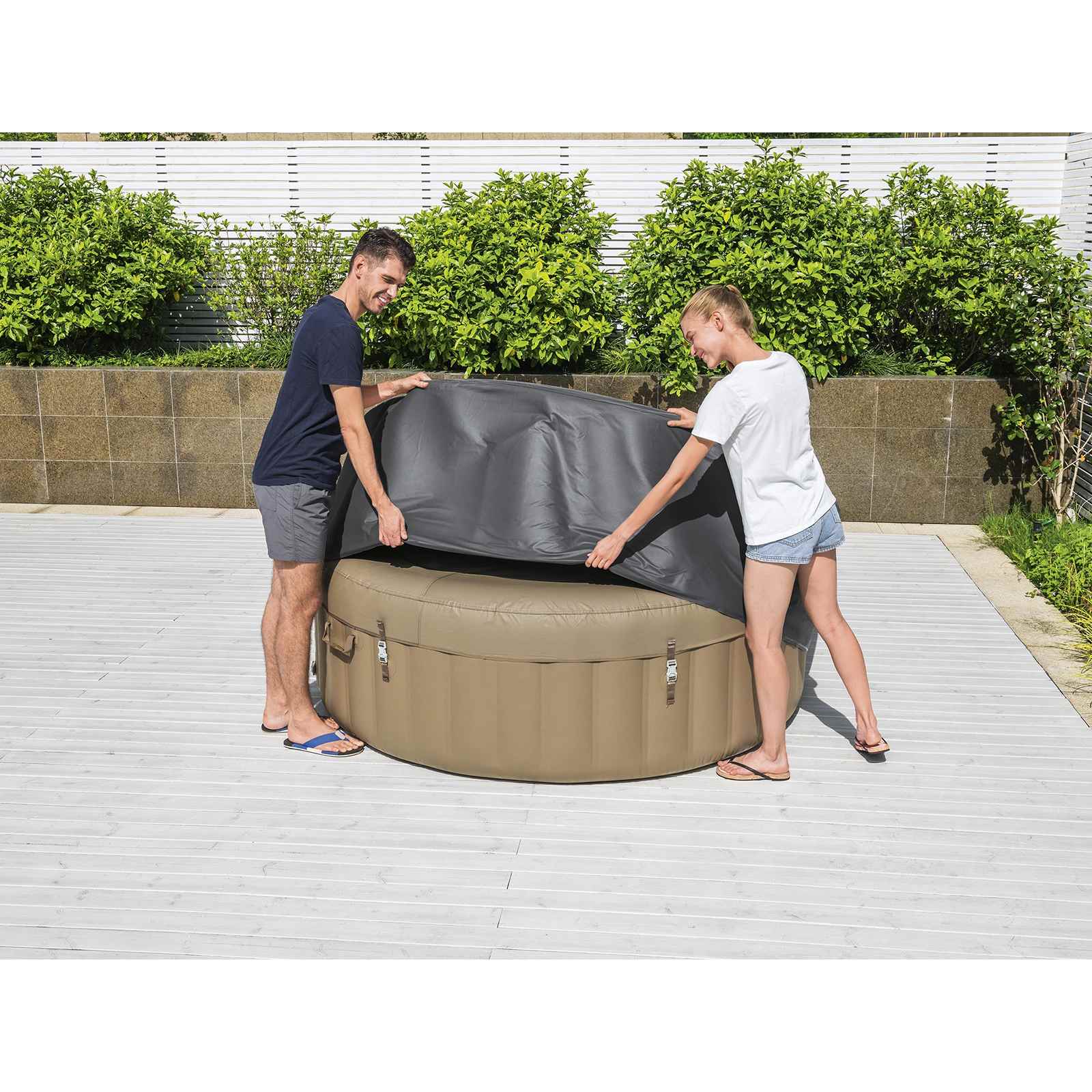 Bestway Hoes PVC en POM Grijs image 4