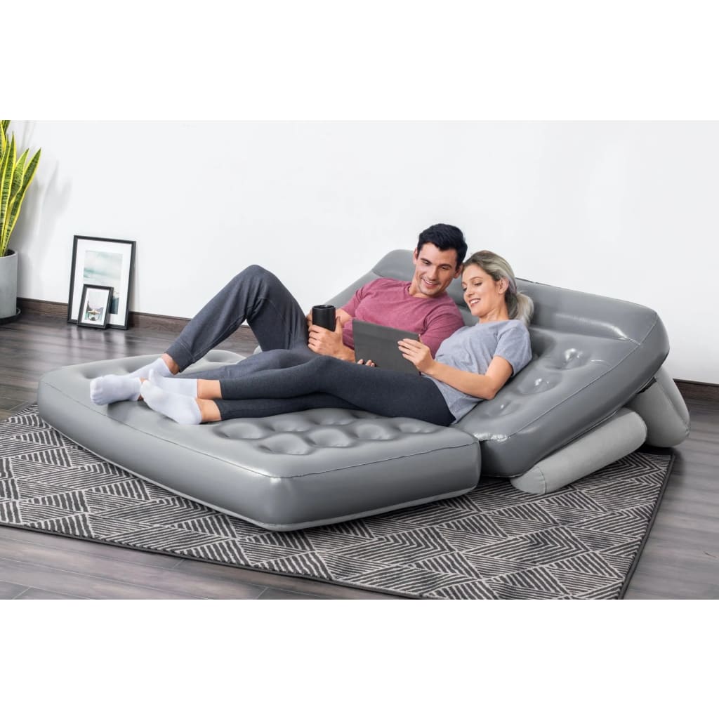 Divano Gonfiabile 3-in-1 In PVC Grigio Bestway 15 width=274