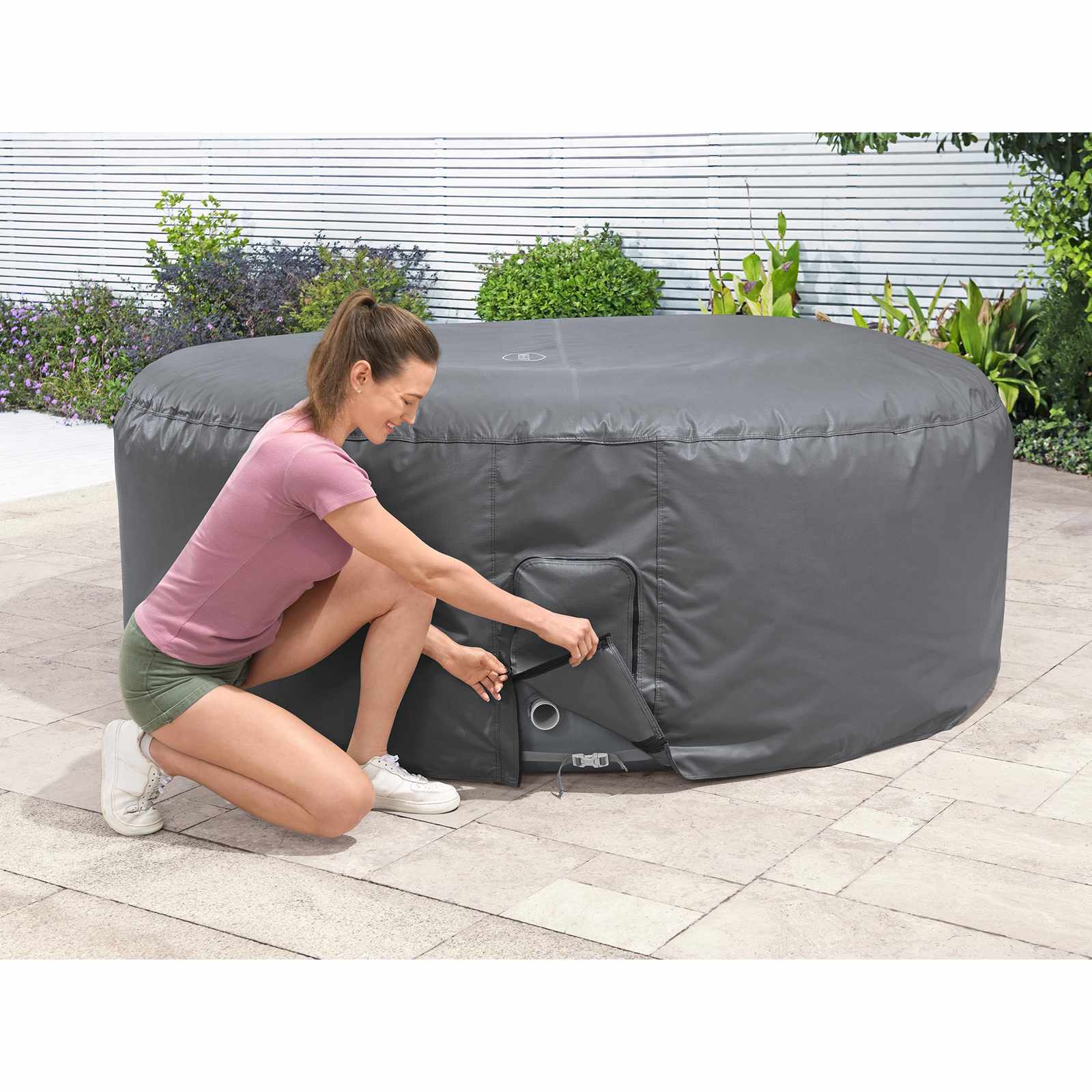 Bestway Hoes PVC en POM Grijs image 3