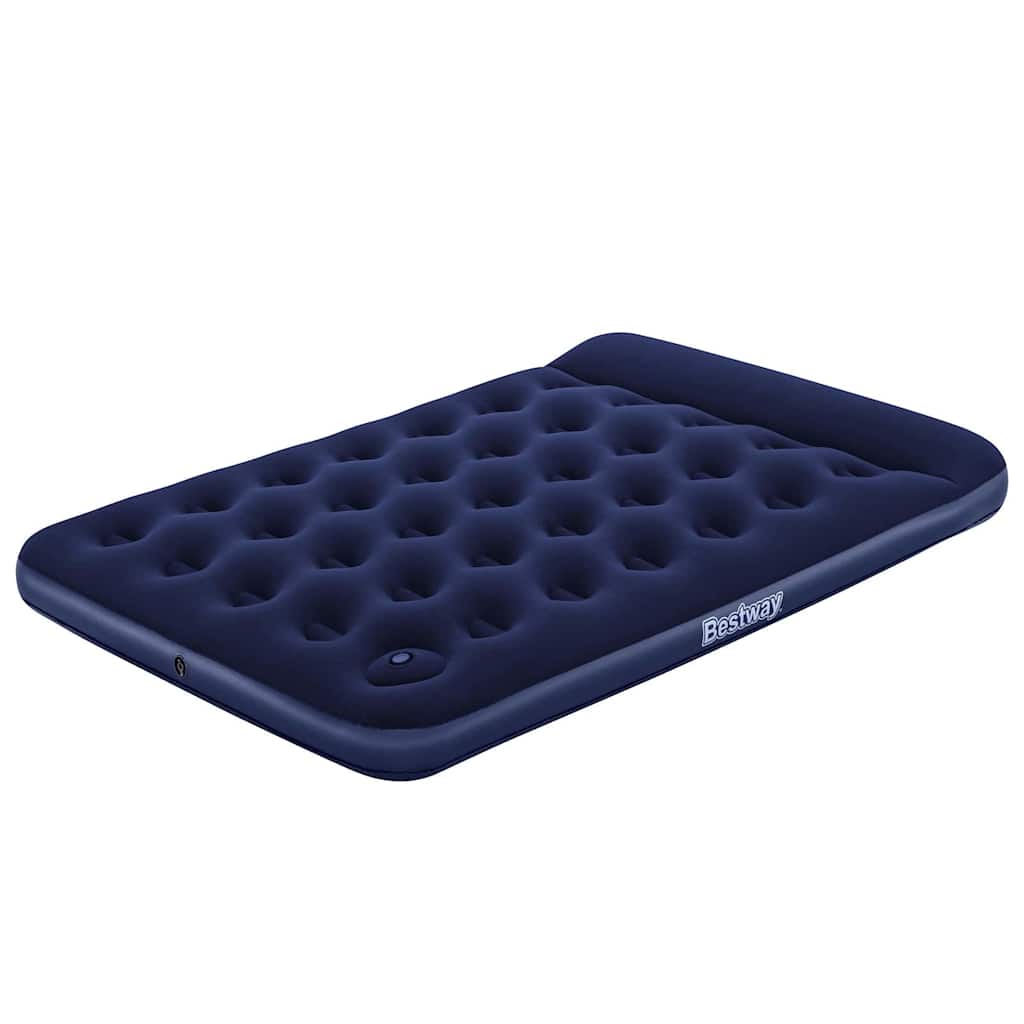Thumbnail - Best Way Luftbett Blau 191 x 137 x 28 cm Plastik