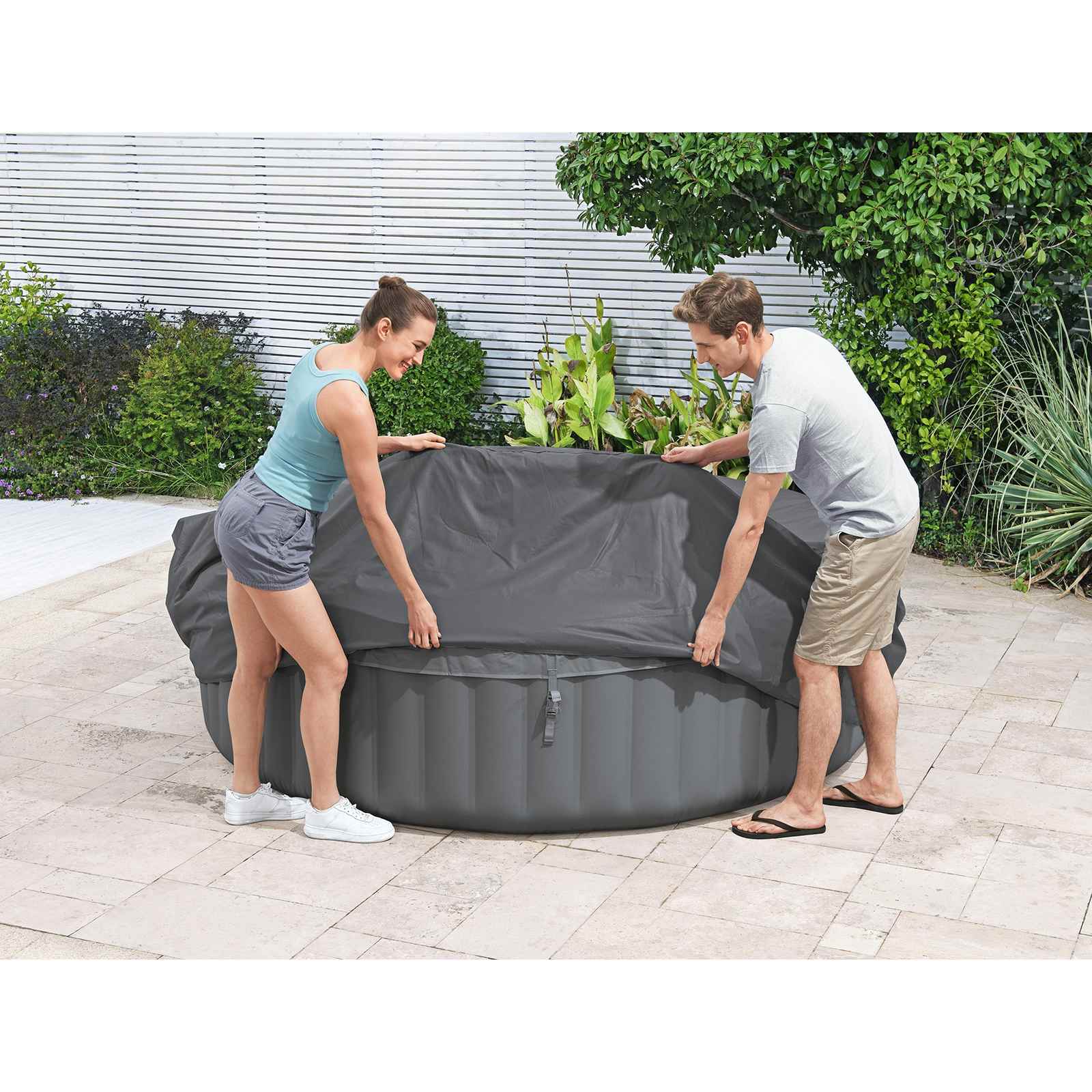 Bestway Hoes PVC en POM Grijs image 4