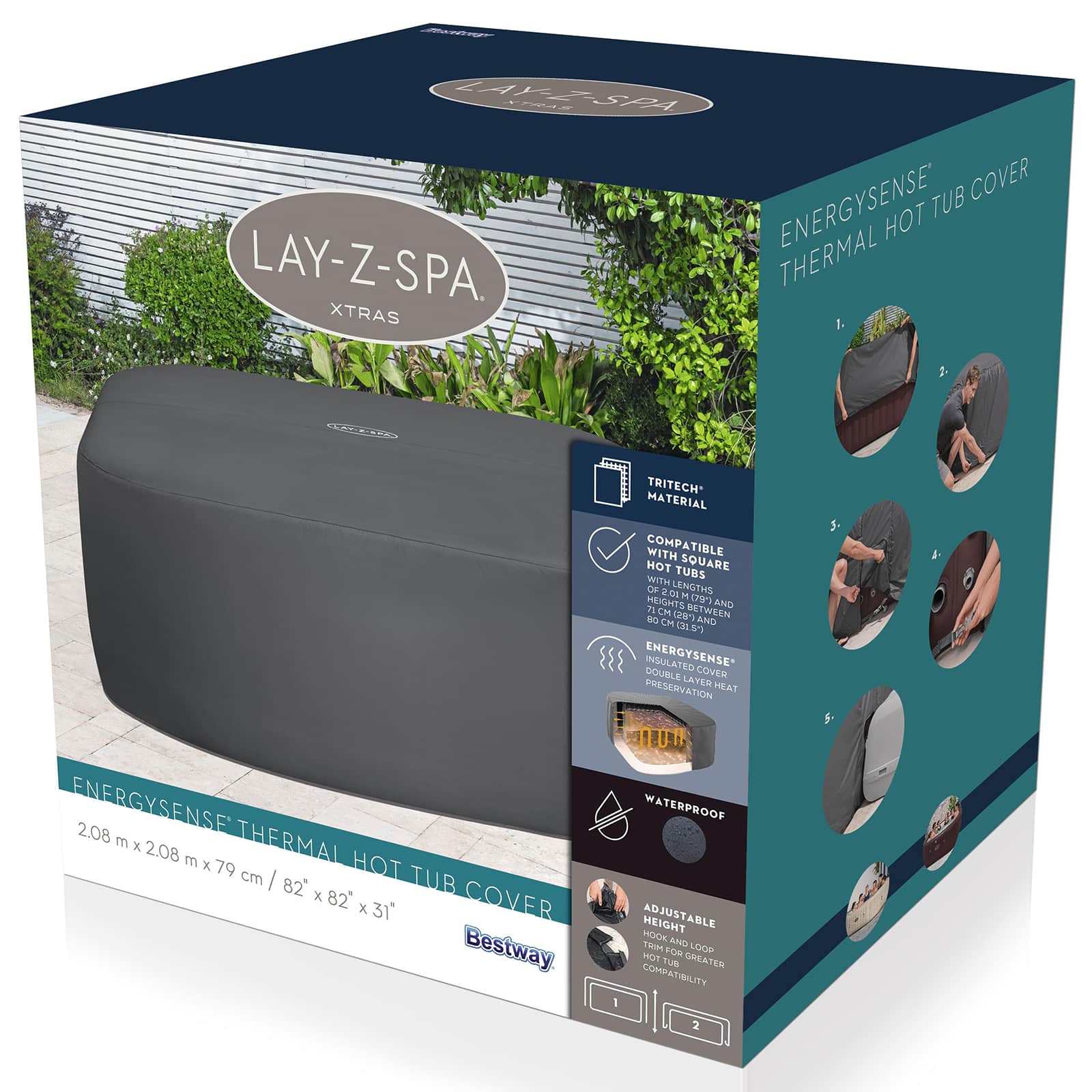 Bestway Hoes PVC en POM Grijs image 4