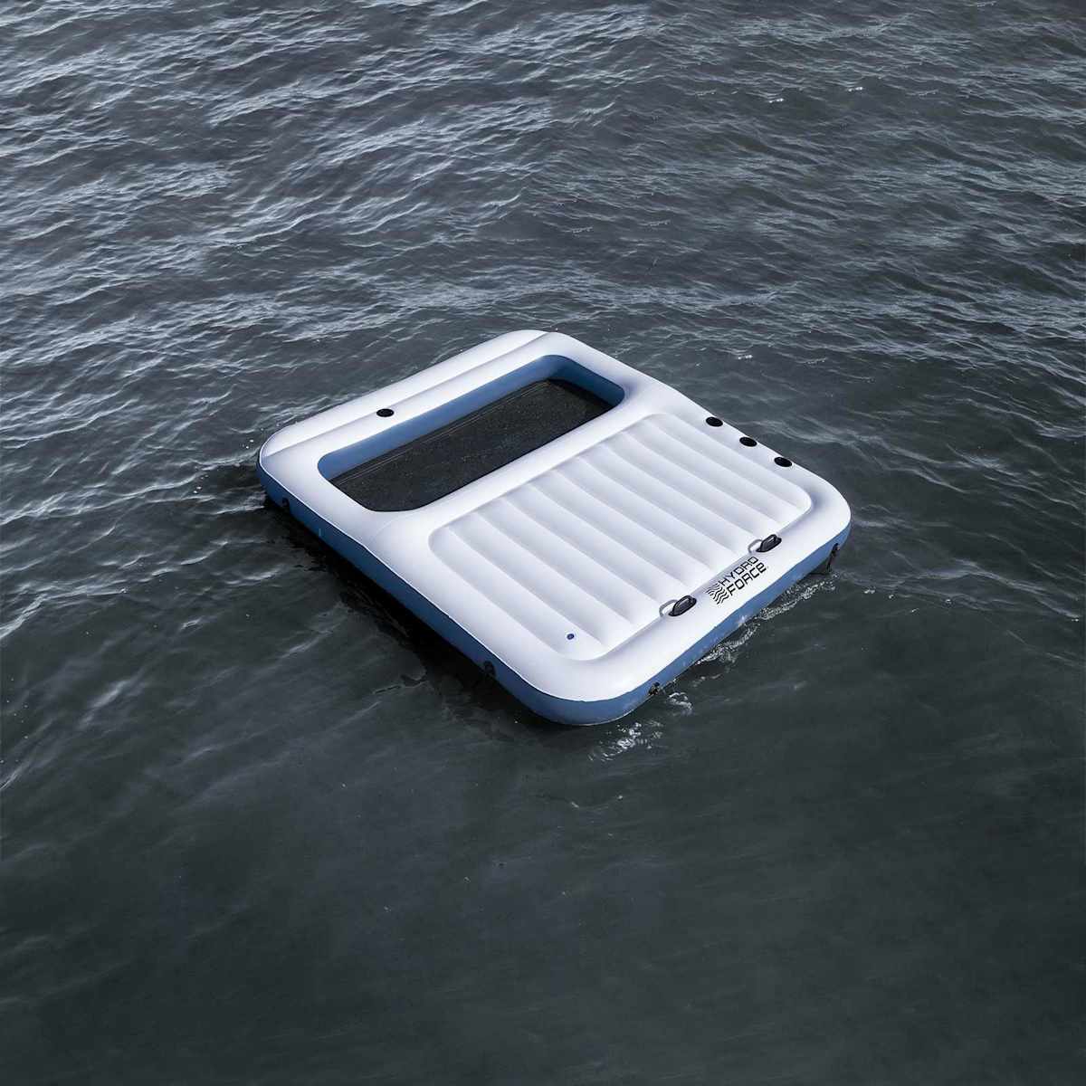 Bestway Hydro-Force Flydende Ø 2 stk. 269 x 182 x 67 cm Hvid og blå - Billede 3