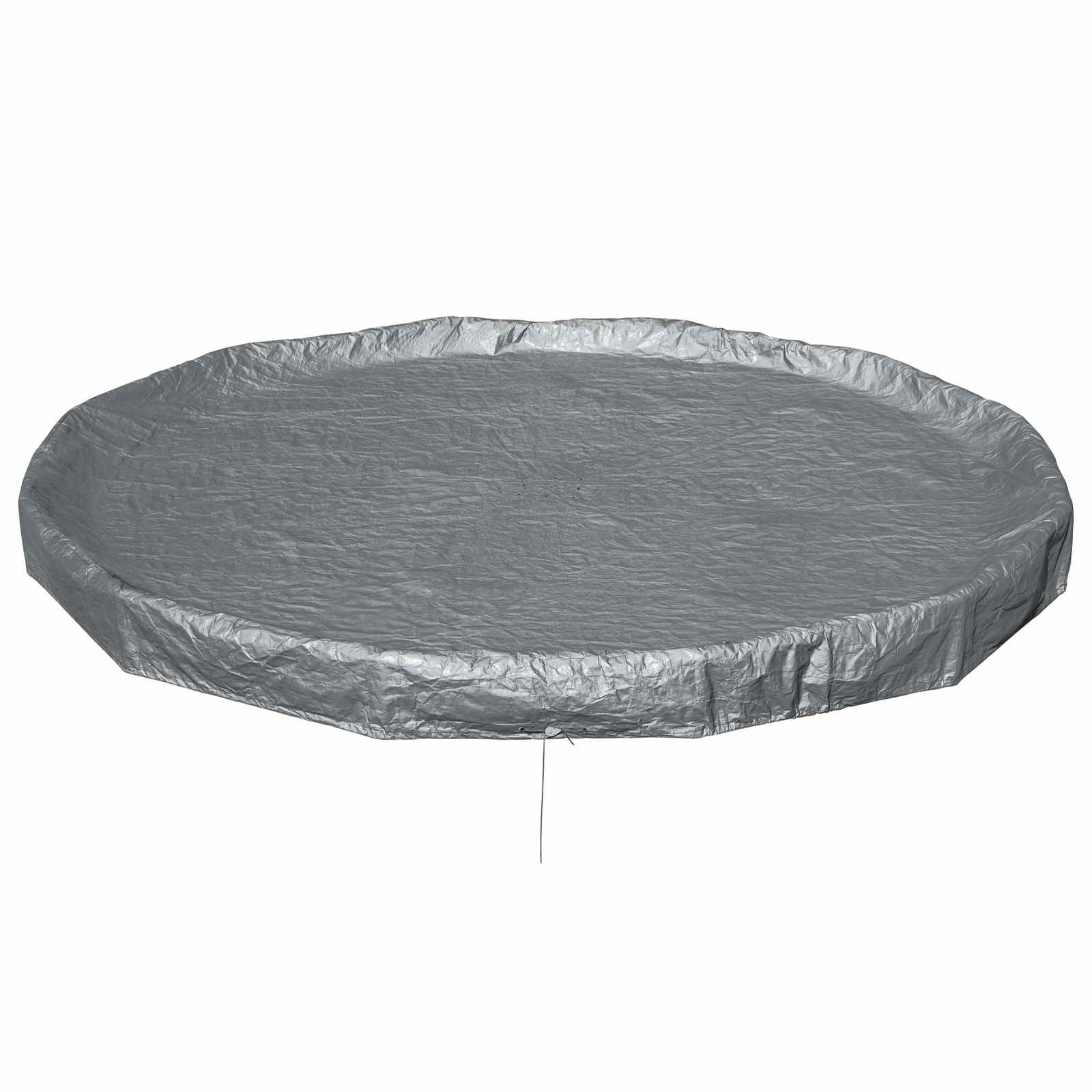 Bestway Zwembadcover Ø3,66 m Rond Polyester Grijs image 3