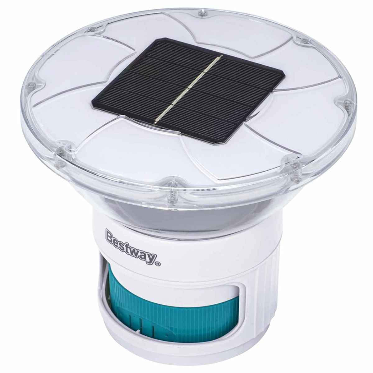 Bestway Flydende Sollys med LED-lysstrimler Hvid Ø 7,6 cm PC og ABS - Billede 8