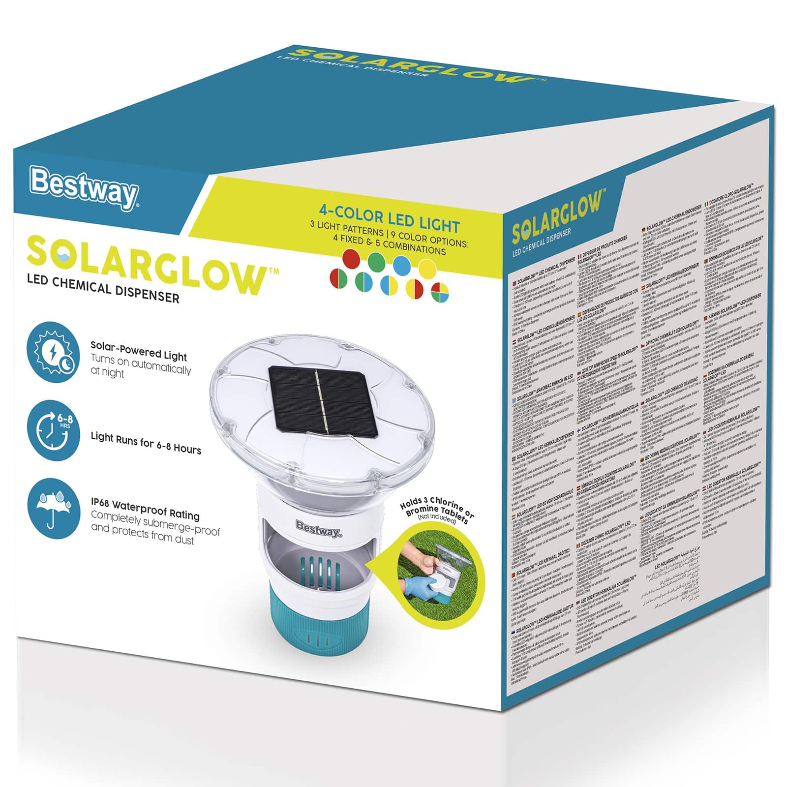 Bestway Drijvende Zonne Licht Wit Ø 7,6 cm PC en ABS image 11
