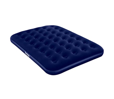 90747 Bestway Inflatable Flocked Airbed 191 x 137 x 22 cm 67002