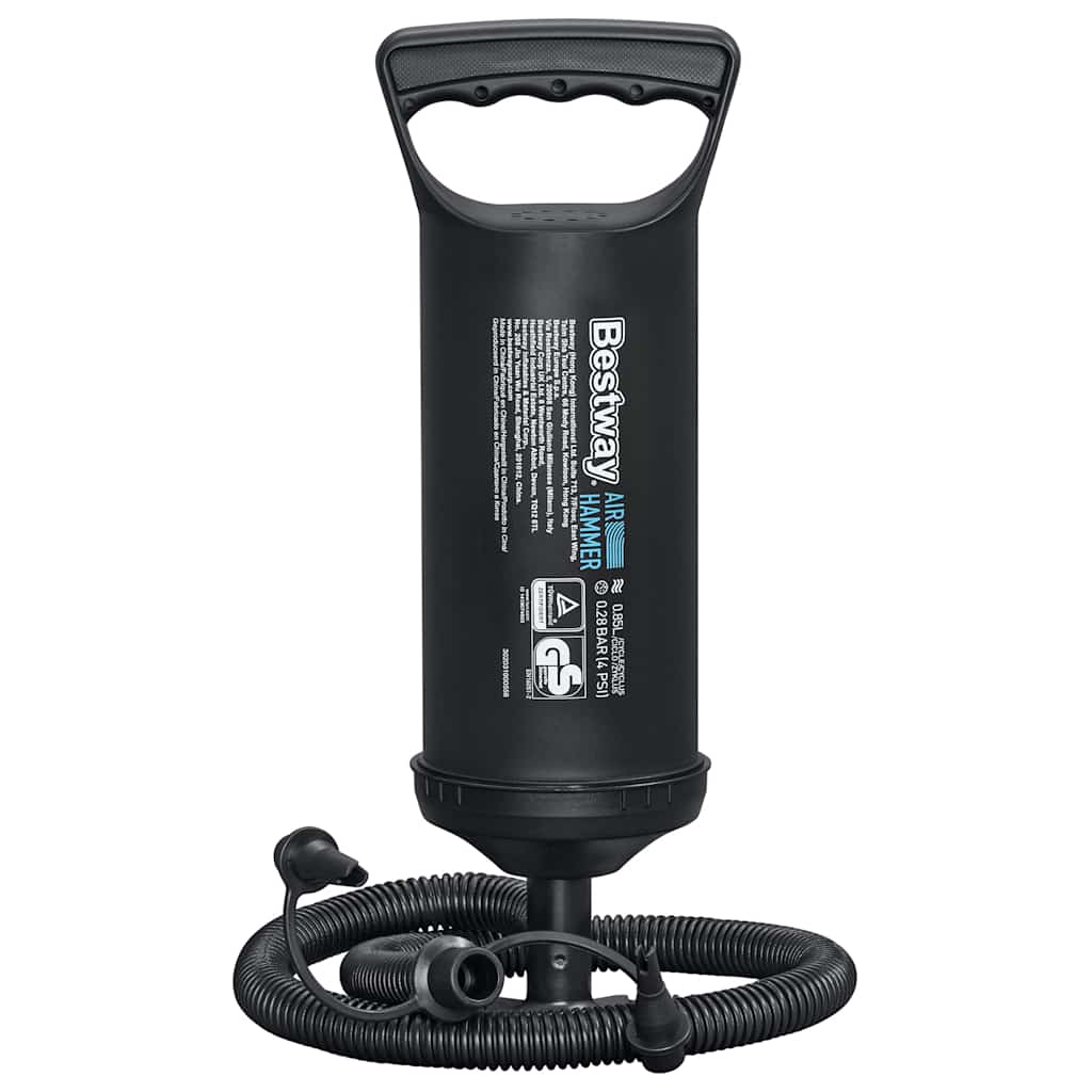 Bestway Luftbett mit Kissen & Luftpumpe Beflockt 203×152×22 cm 67374 – Bild 9