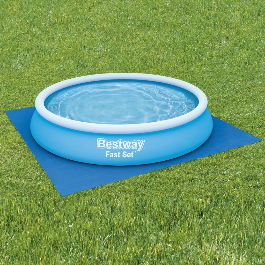 Bestway Tapis de sol pour piscine Flowclear 396x396 cm