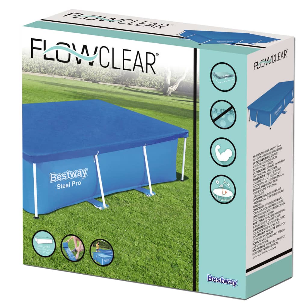 Bestway Flowclear medencetakaró 259 x 170 cm 