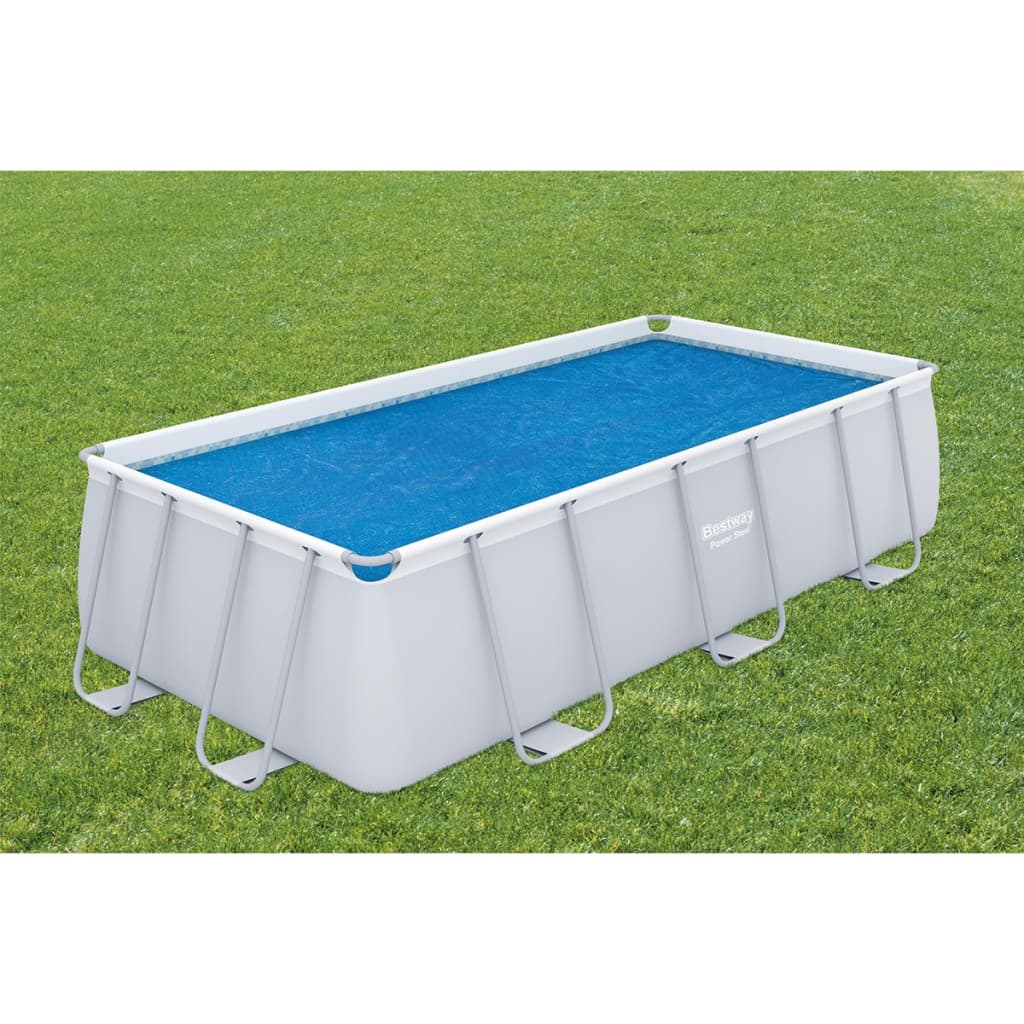 

Bestway Zwembadhoes solar zomer rechthoekig 380x180 cm PE blauw