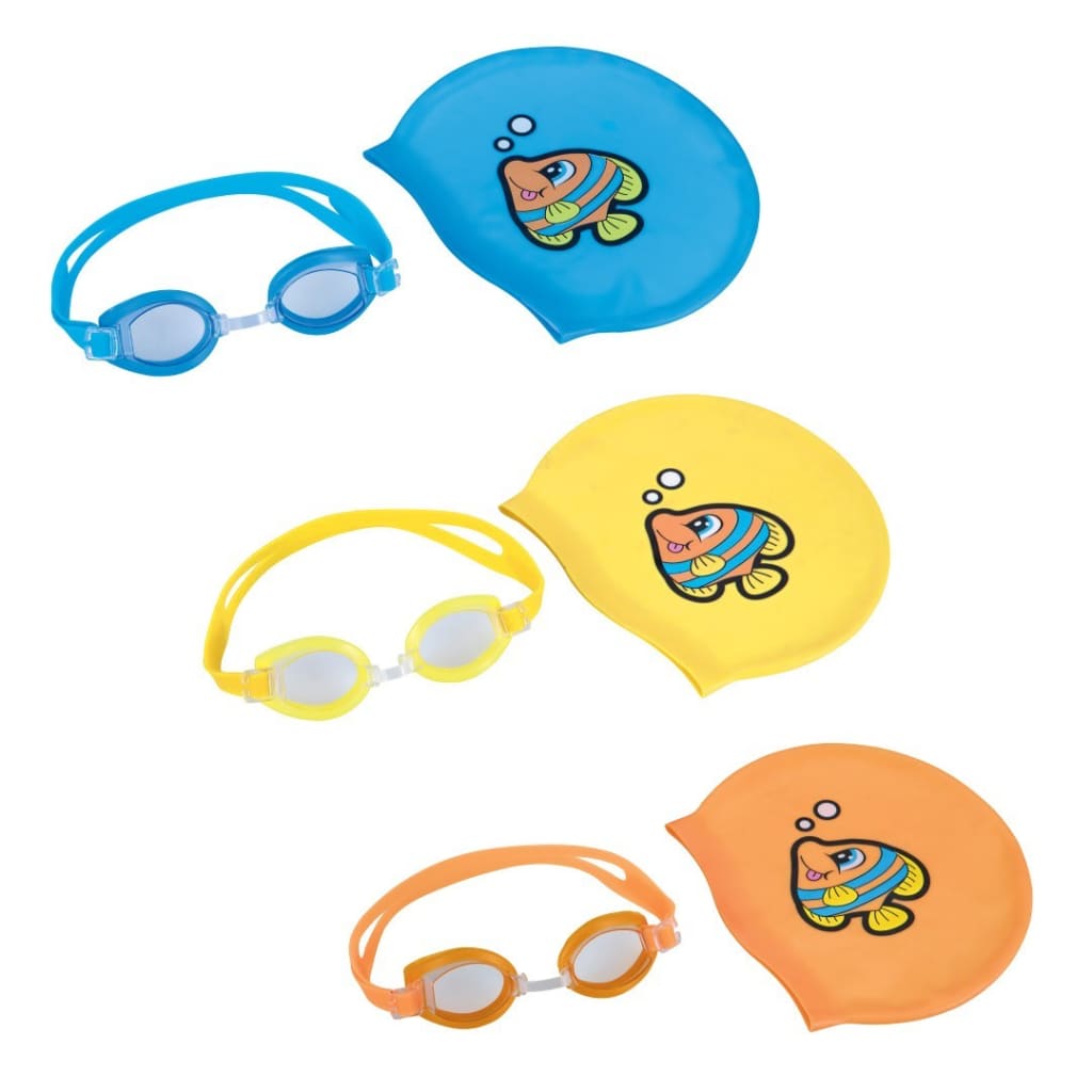 Aqua-fun Goggles met zwemmuts 3 jr