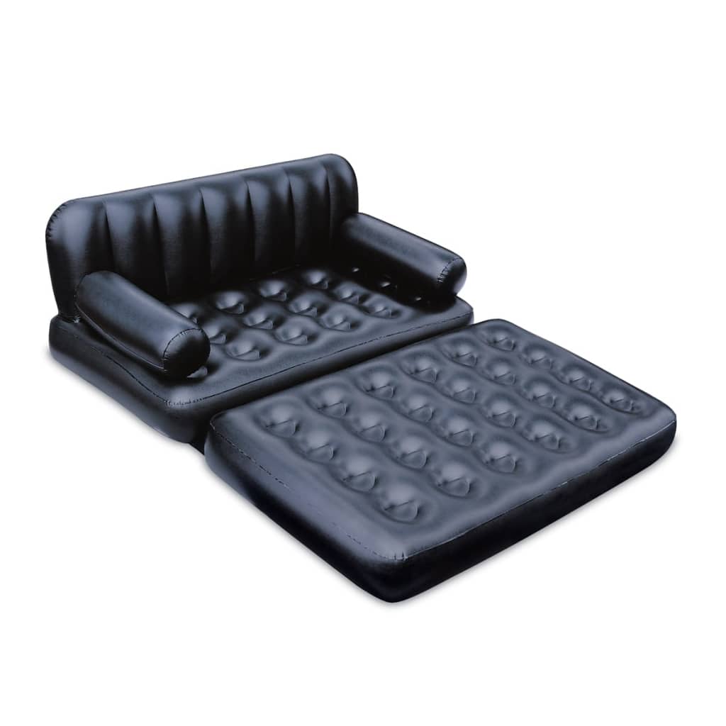 

Bestway 5-in-1 opblaasbare zitbank zwart 75054