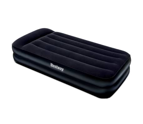 Bestway Saltea gonflabilă velurată cu pompă de aer externă 191x97x46cm