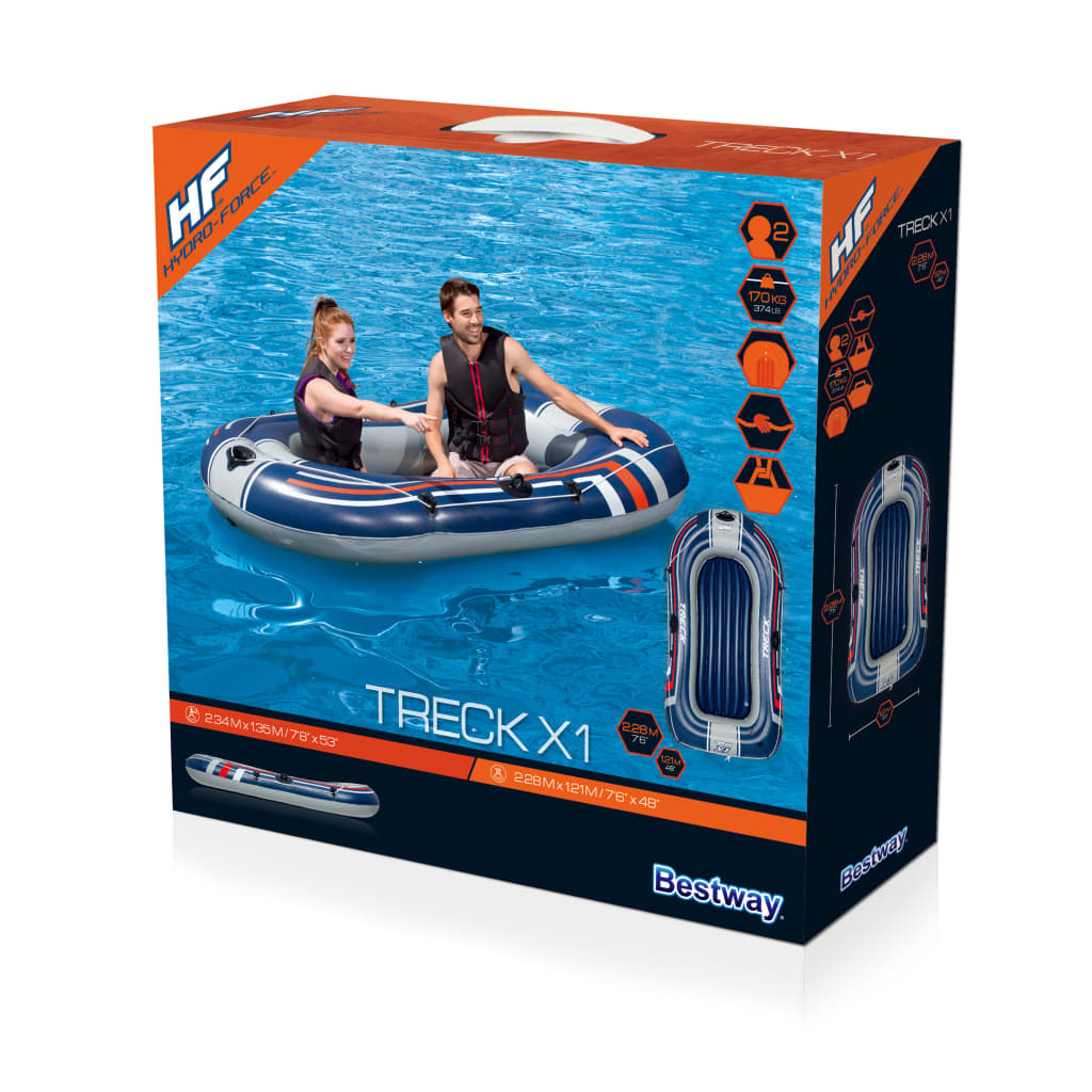 Bestway Hydro-Force Treck X1 61064 felfújható csónak 228 x 121 cm 