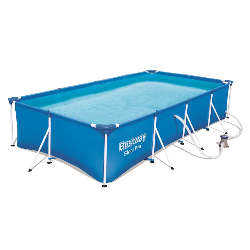Bestway Steel Pro Zwembadset rechthoekig 400x211x81 cm 56424 afbeelding