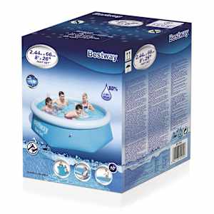 Bestway Fast Set Nafukovací bazén kruhový 244 x 66 cm 57265 - obrázek 3
