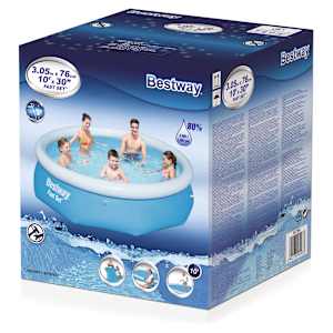 Bestway &Pi;&iota;&sigma;ί&nu;&alpha; &Phi;&omicron;&upsilon;&sigma;&kappa;&omega;&tau;ή &Sigma;&tau;&rho;&omicron;&gamma;&gamma;&upsilon;&lambda;ή Fast Set 305 x 76 &epsilon;&kappa;. 57266