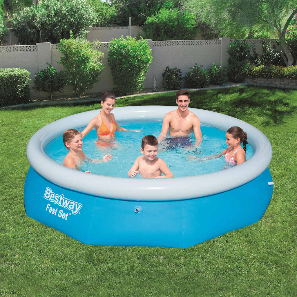 Bestway Fast Set Aufblasbarer Swimmingpool Rund 305x 76 cm 57266