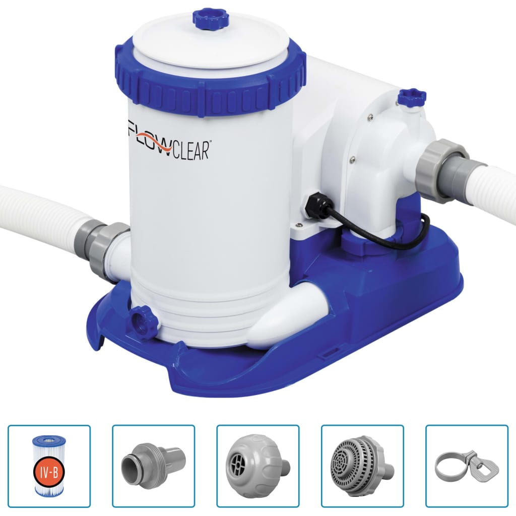 Bestway Pompă de filtrare pentru piscină Flowclear, 9463 L/h