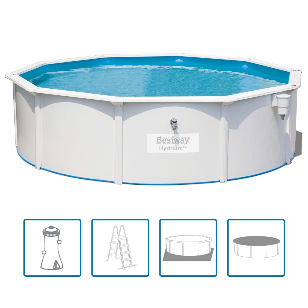 Bestway Ensemble de piscine Hydrium 4,6x1,2 m