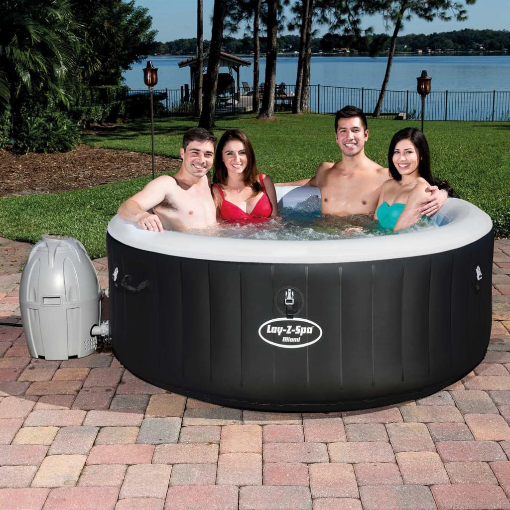 

Lay-Z-Spa Spa opblaasbaar rond Miami 669 L