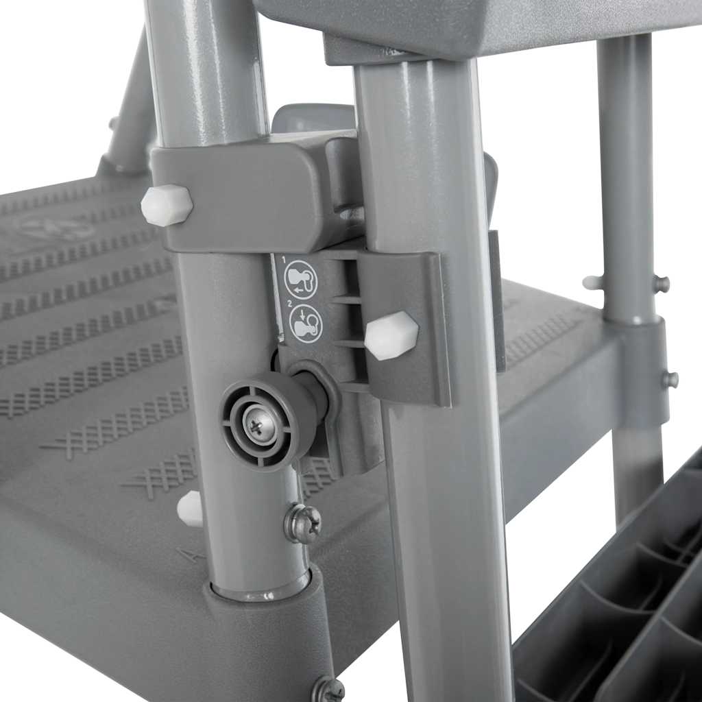 Bestway Zwembadladder Flowclear met 4 treden 122 cm afbeelding