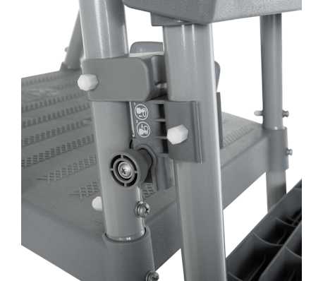 Bestway Flowclear poolstige med 4 trin 122 cm