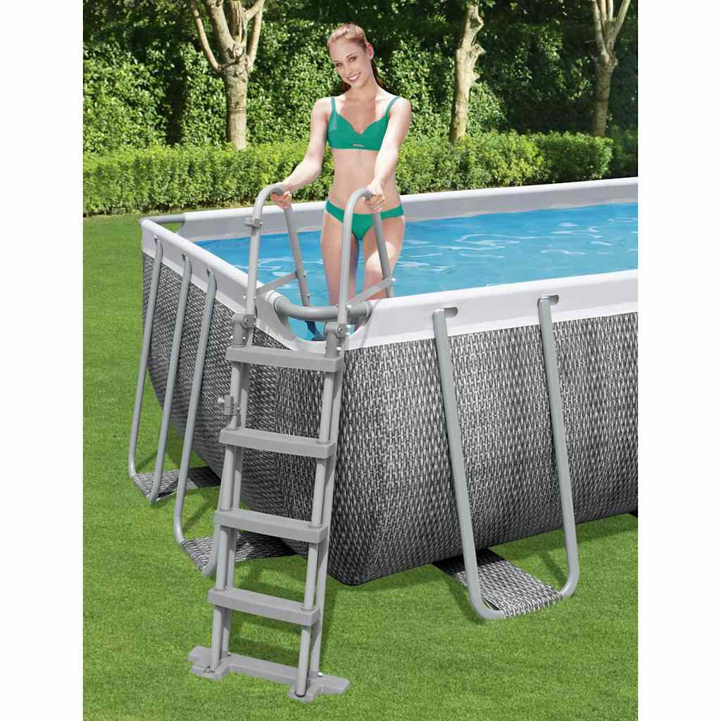 Bestway Flowclear Escalera de Piscina de Seguridad 4 Escalones Multitamaño