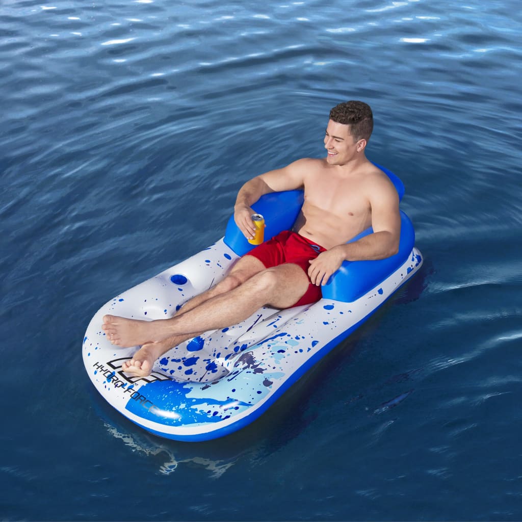 Bestway Kelluva uimapatja CoolerZ 84×161 cm sininen ja valkoinen