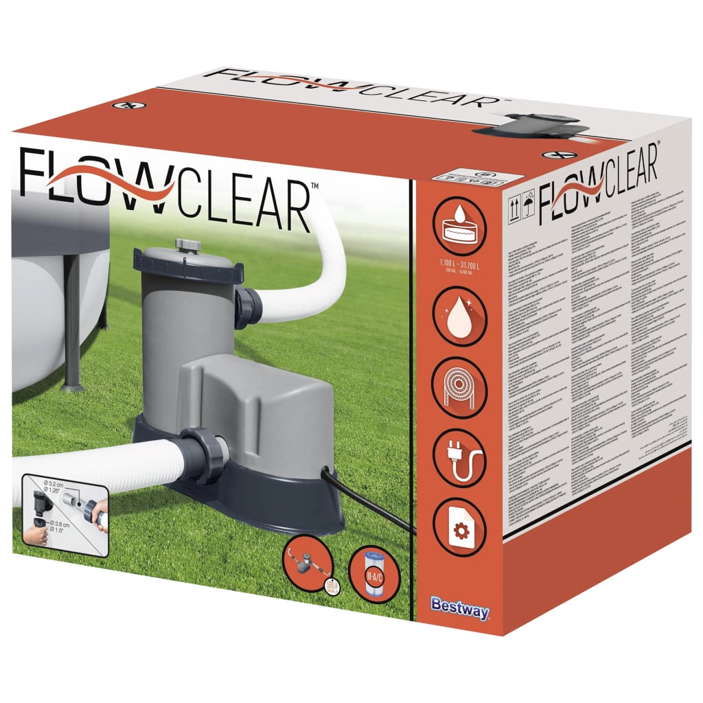 Bestway Flowclear medenceszűrő-szivattyú 5678 liter/óra 